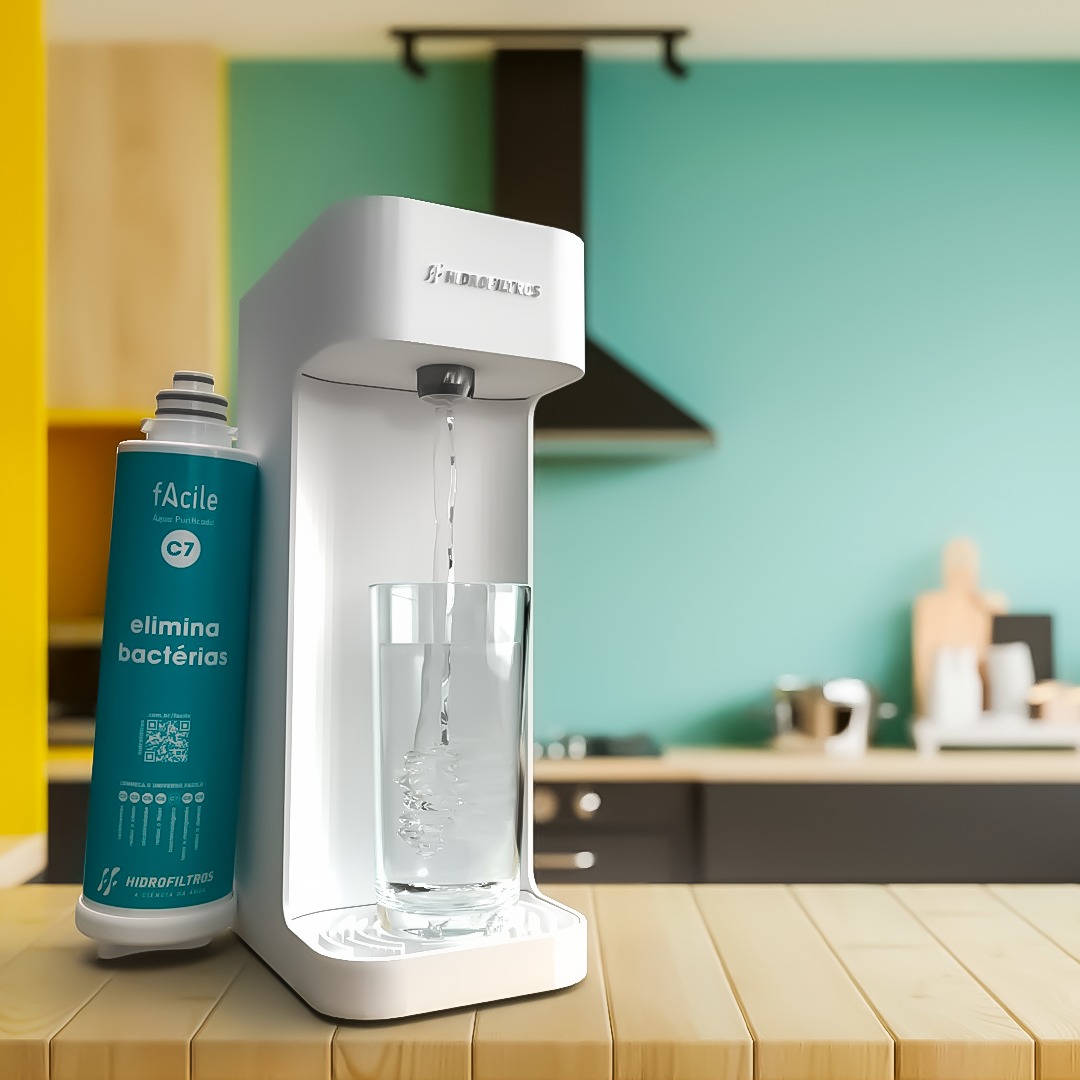 Como instalar o purificador de água