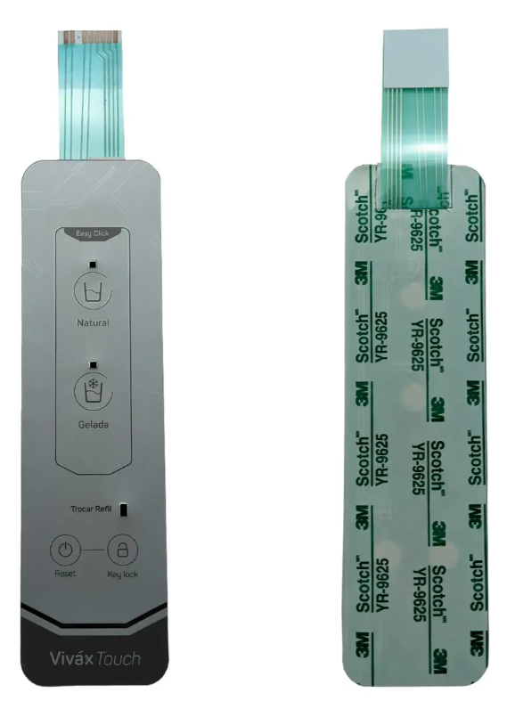 Teclado Capacitivo Purificador Ibbl Vivax Touch Original - PRATA