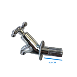TORNEIRA PARA BEBEDOURO INDUSTRIAL FRISBEL COM CORPO MAIOR (4,8CM) - 1/2" - C33